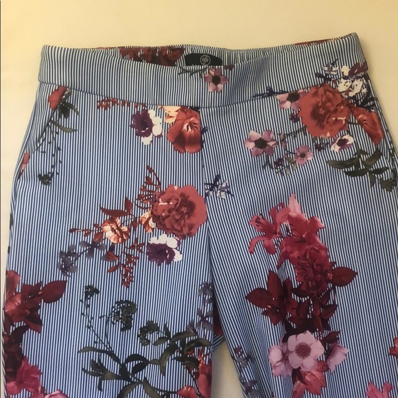 Pants - Floral Dress Pants from a boutique